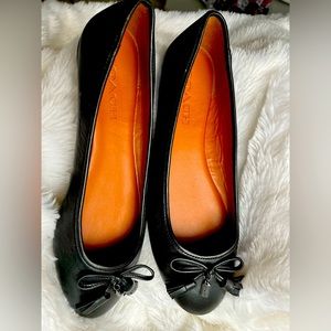 Coach leather ballet flat shoes size 7.5